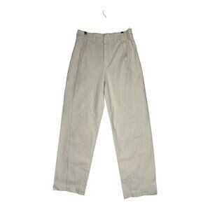 NWT Madewell Womens Size 29 Tapered Denim Trousers Vintage Ivory Cream